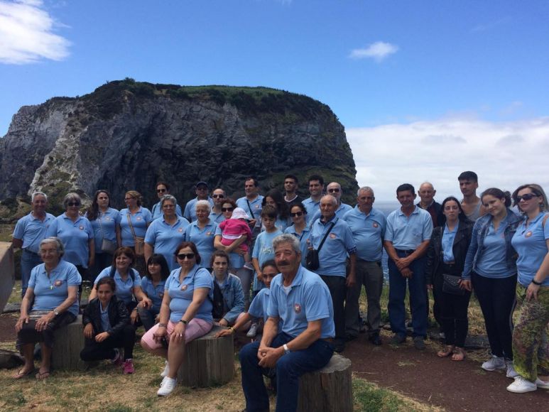 Rancho Folclórico da Casa do Povo de Vilarandelo no 1º Encontro de Folclore Albicastrense na Ilha do Faial nos Açores